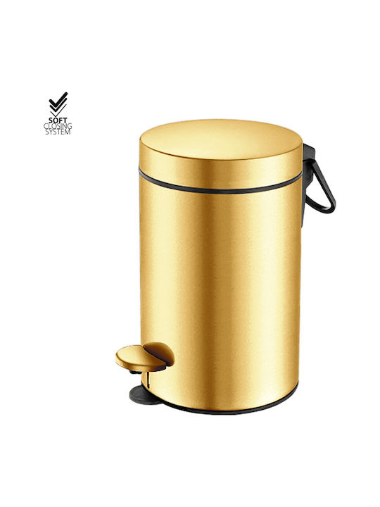 Sanco 90603-M25 Metallischer Badezimmerbehälter Soft Close 3lt Bronze