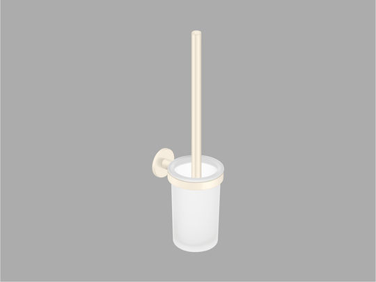 Sanco 91595-A75 Glass Bathroom Toilet Brush Brown