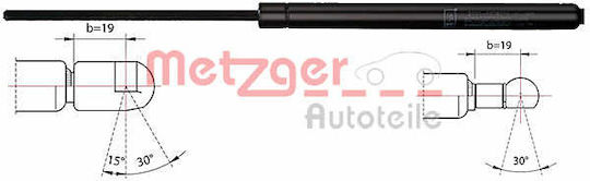 Metzger Trunk Shock Absorber 2110356