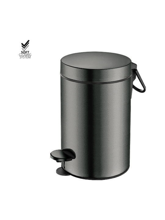 Sanco 90603-M25 Metallischer Badezimmerbehälter Soft Close 3lt Bronze