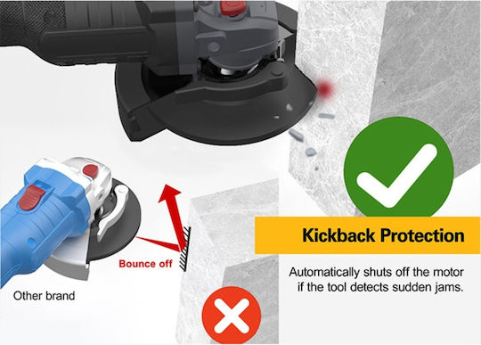 CAT DX3010B Grinder 125mm Battery Brushless with Speed Adjustment 18V Solo