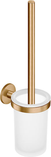 Sanco 91595-A75 Glass Bathroom Toilet Brush Brown
