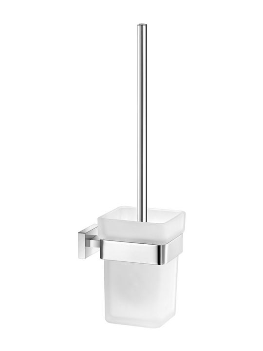 Sanco Glass Bathroom Toilet Brush Brown