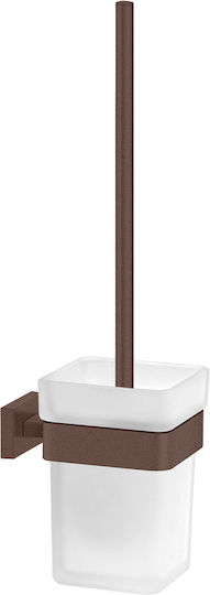 Sanco Glas Toilettenbürste Badezimmer Braun