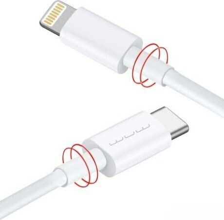 Usb Type-c To Iphone Data Cable Flippy Wuw-x181 20w 1 M White