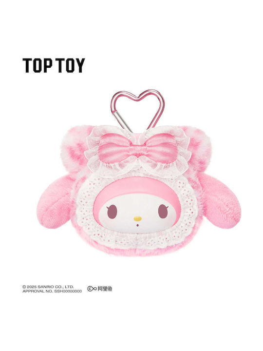 Sanrio Characters Fluffy Teddy Bear Series Plüschiger Schlüsselanhänger Blindbox 1 Stück Zufallsauswahl