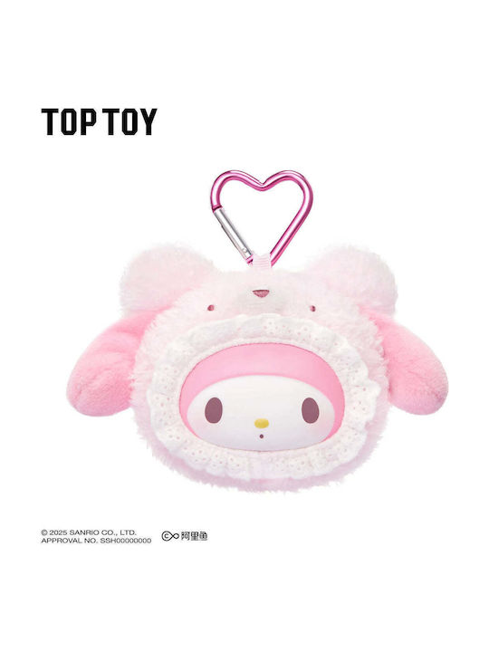 Sanrio Characters Fluffy Teddy Bear Series Plüschiger Schlüsselanhänger Blindbox 1 Stück Zufallsauswahl