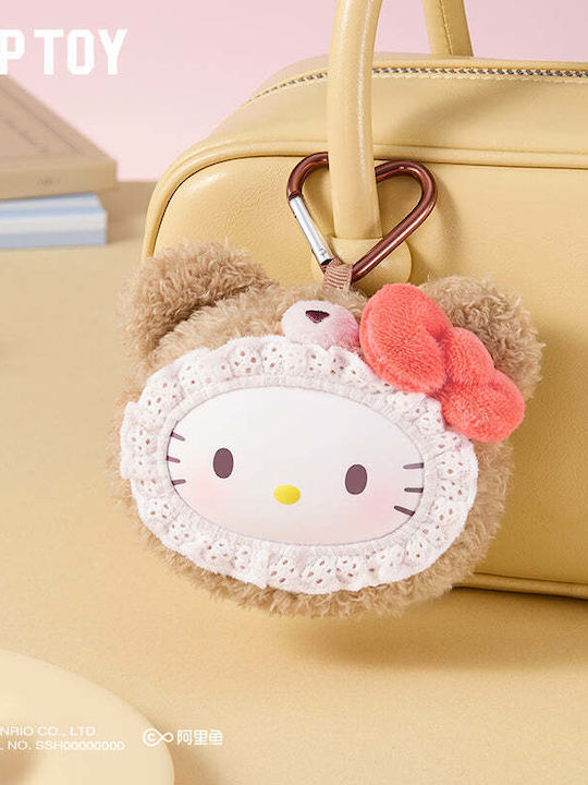 Sanrio Characters Fluffy Teddy Bear Series Plüschiger Schlüsselanhänger Blindbox 1 Stück Zufallsauswahl