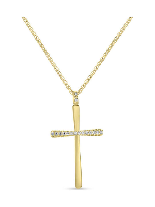 Chrysolithos Gold Cross 14K