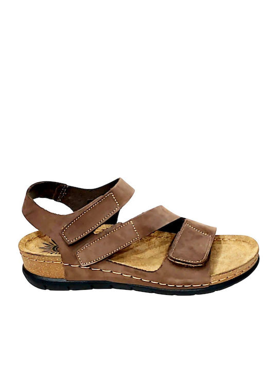 Women's Flat Sandals Brown ALTEA-60113-Brown