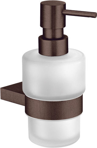 Sanco Academia Wandmontierter Spender Glas Grau