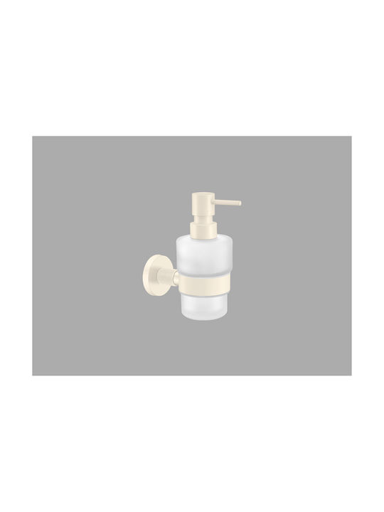 Sanco Dorian Επιτοίχιο Dispenser Γυάλινο Καφέ