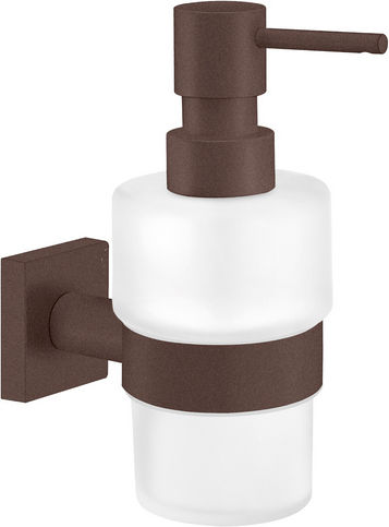 Sanco Iconic Wandmontierter Spender Glas Braun