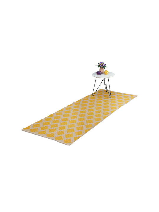 Relaxdays Covor Handmade Coridor Din Bumbac Multicolor 80x200cm