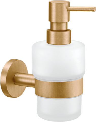 Sanco Gaea Επιτοίχιο Dispenser Γυάλινο Ασημί