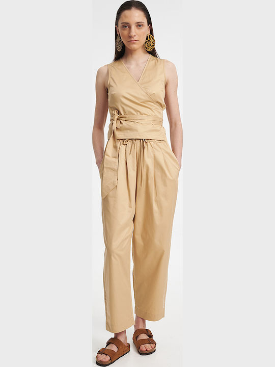 Collectiva Noir Top Beige