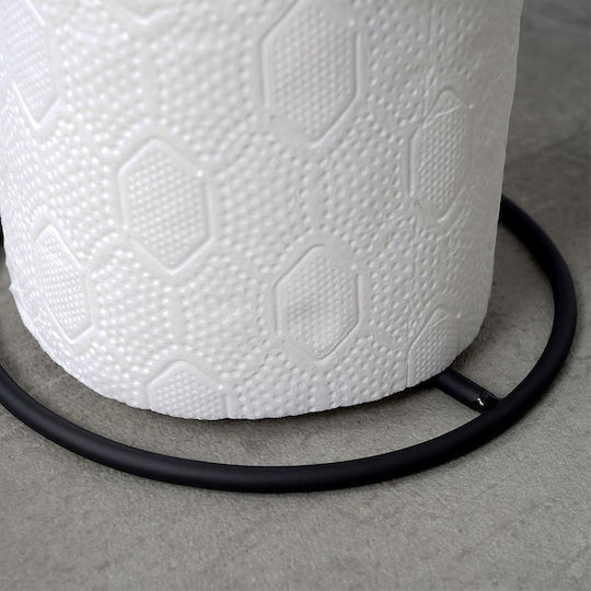 Vilde Wandmontierter Papierhalter Schwarze