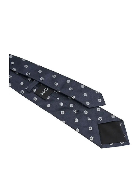Boss Men's Tie Silk in Blue Color