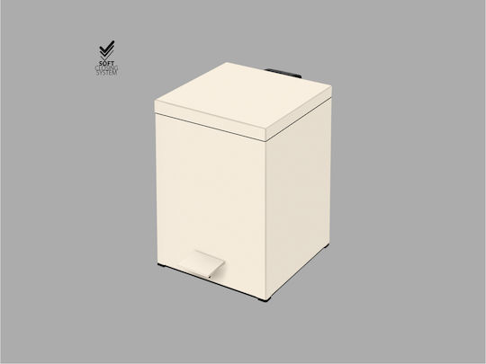 Sanco Μεταλλικό Καλαθάκι Μπάνιου Soft Close 5lt