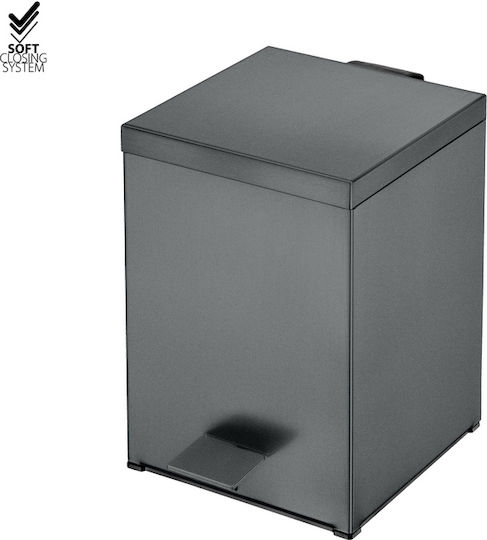 Sanco Μεταλλικό Καλαθάκι Μπάνιου Soft Close 5lt