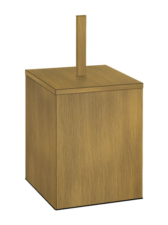 Sanco Metallischer Badezimmer Behälter 5lt Gold