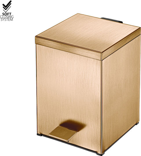 Sanco Metallisches Badezimmerkorb Soft Close 5lt