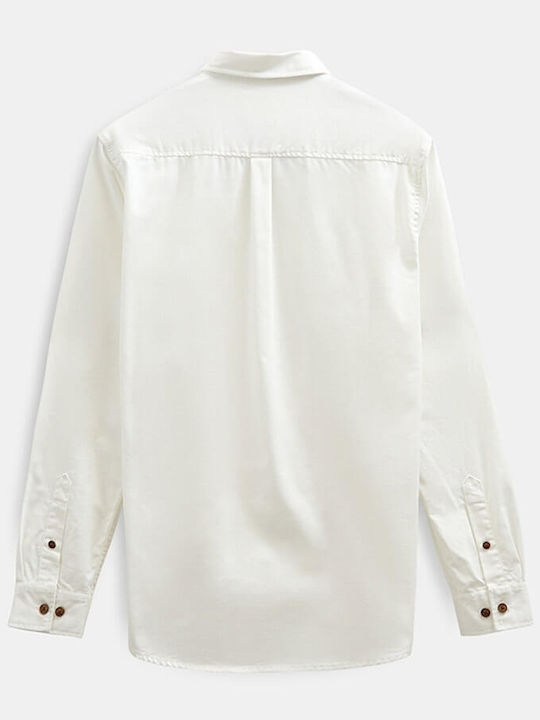 Long Sleeve Linen Shirt Regular Fit Tofu