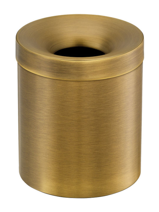 Sanco Metallisches Badezimmer Behälter 5lt Gold