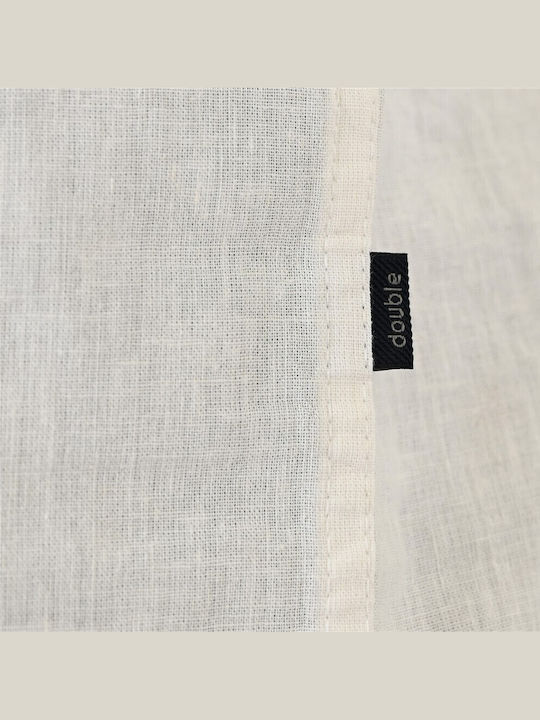 Long Sleeve Linen Shirt in Regular Fit White