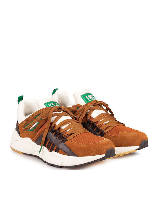 Scotch & Soda Sneakers Καφέ