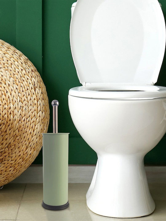 Orion Metallic Bathroom Toilet Brush Green
