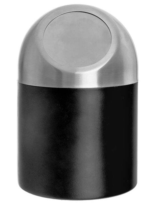 Orion Inox Bathroom Bin 1.2lt Gray