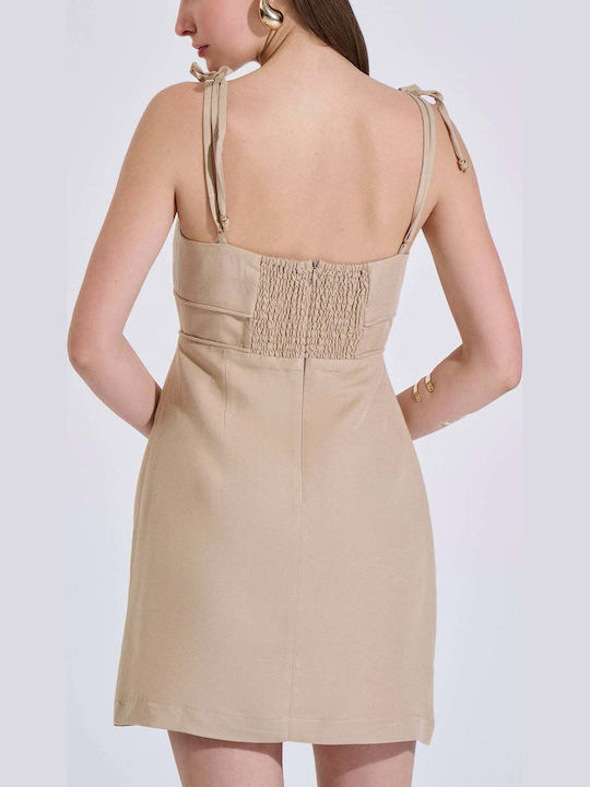 Rochie Mini Bej