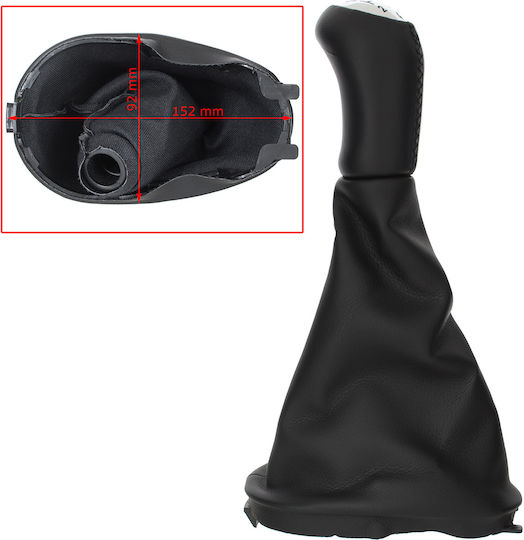 Renault Thalia 08-13 Mâner Schimbător Viteze Piele Eco + Manșoane 5 Viteze