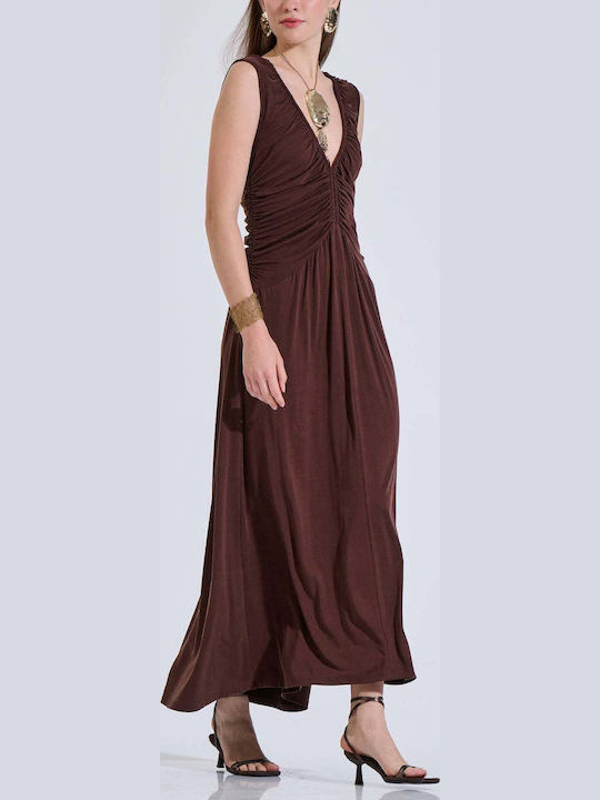 Summer Maxi Dress Brown