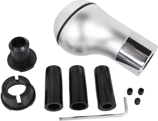 Bmw E39 E46 E53 E60 E61 E81 E82 E83 E85 E87 E90 E91 E92 E93 Gear Shift Knob Silver+chrome 6 Speed