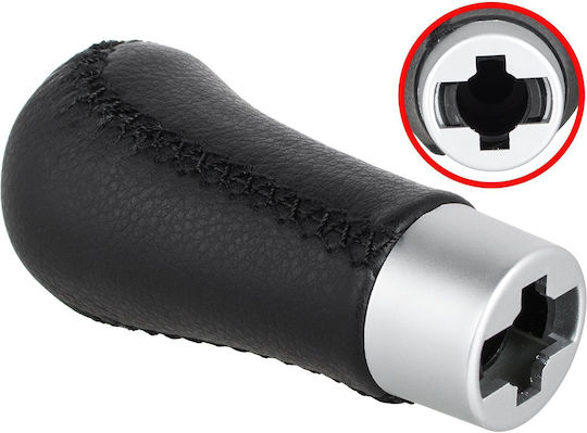 Honda Civic 00-06 Black Pu Leather 5 Speed Gear Shift Knob