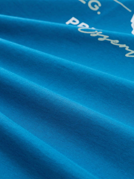 Αθλητικό T-shirt Πετρολ