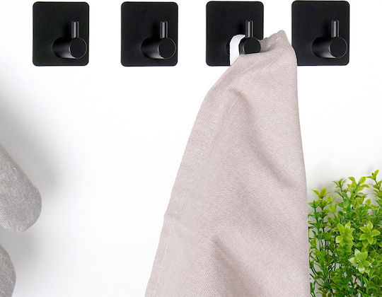Vilde Badezimmerhaken & -halter Mit Aufkleber 4.5x3cm Inox Graue