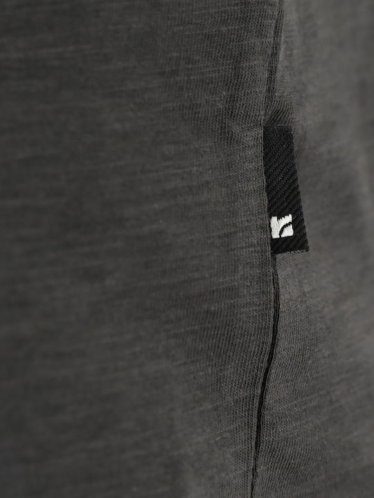 Rebase Herrenblusen Kurzarm T-Shirts Anthrazit