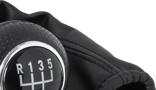 Seat Leon I 99-06 Black Gear Shift Knob + 5-speed Gasket
