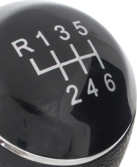 Vw Golf Vi 08-13 Black Gear Shift Knob + 6-speed Gaiter