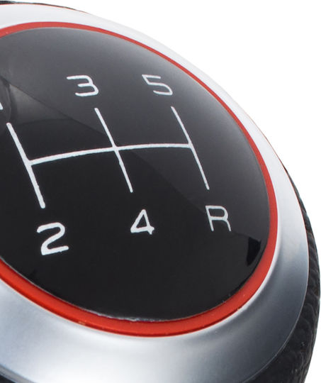 Audi A4 B6 00-04 S-line 5 Speed Black + Silver Gear Shift Knob R Bottom