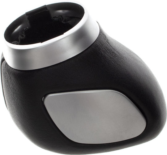 Chevrolet Orlando 2010 Gear Shift Knob Black Eco-leather + Silver 6 Speeds