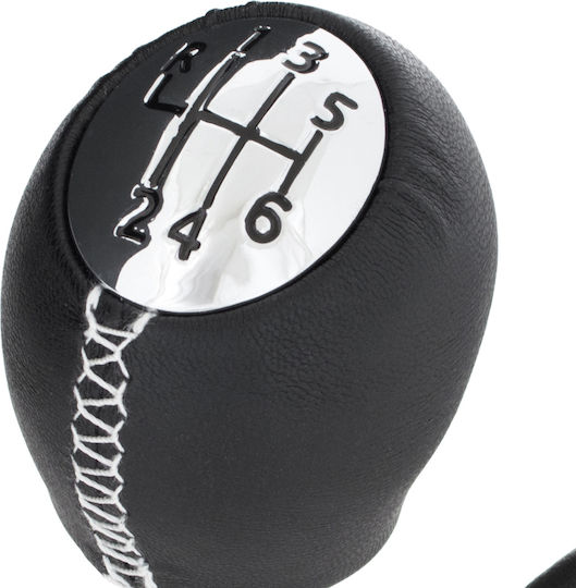 Fiat Talento 16-20 Black Chrome Gear Shift Knob + Black Gaiters Chrome Frame 6 Speeds