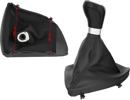 BMW 1 E87 04-07 Schwarzer 5-Gang Schaltknopf + Dichtung
