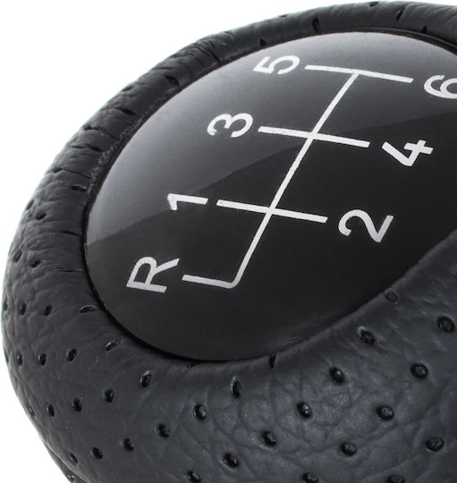 Bmw E34 E36 E38 E39 E46 E60 E61 E87 E90 X3 X5 Gear Shift Knob Black Perforated Leather 6 Speed