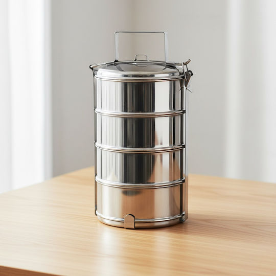 Orion Inox Mittagsboxen Grau 4lt