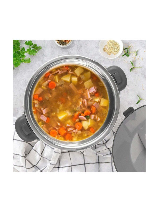 Orion Lunch Box Inox Thermo Gray 3.5lt