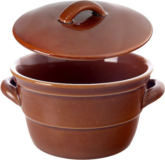 Orion Δοχείο Φαγητού Κεραμικό Καφέ 650ml